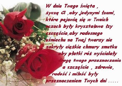 w dniu Twojego