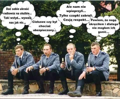 Stróże Prawa na służbie.